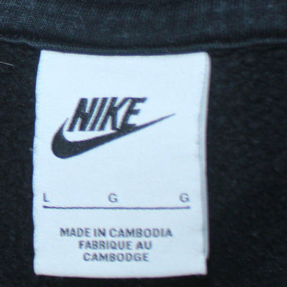 Womens UK Size L Nike Black Pullover Hoodie