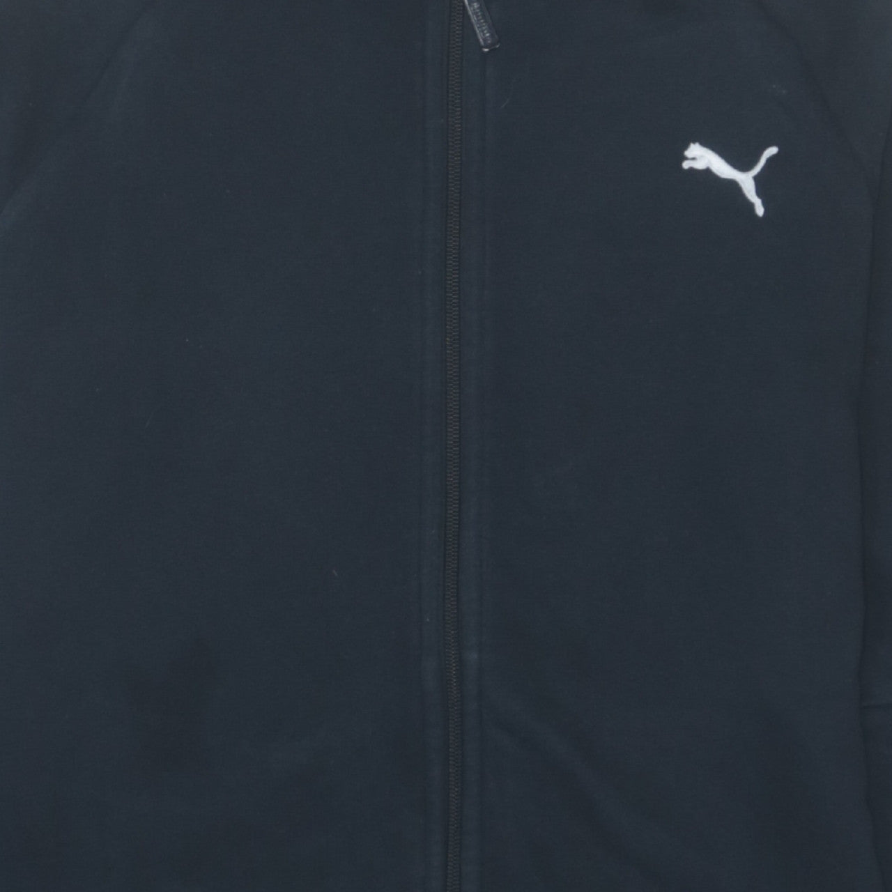 Womens UK Size XL PUMA Black Full Zip Hoodie
