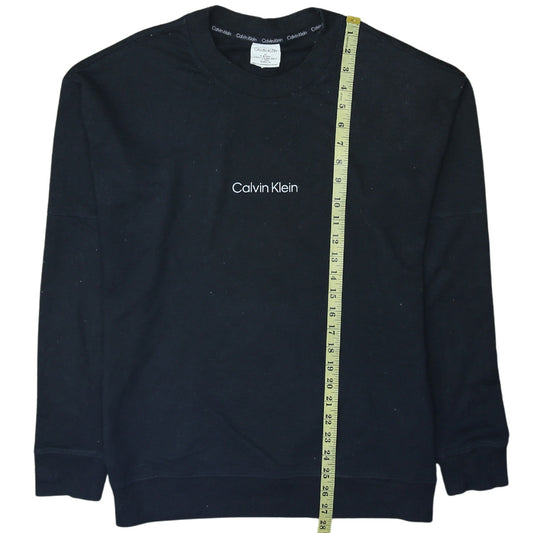 Mens UK Size M Calvin Klein Black Pullover Sweatshirt