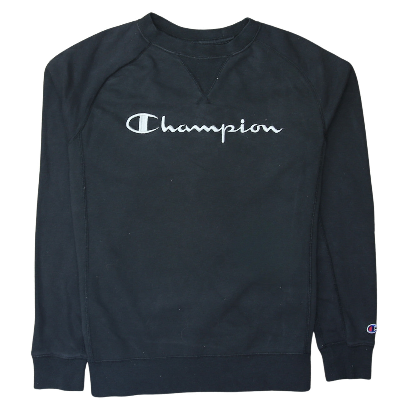 Mens UK Size S Champion Black Pullover Sweatshirt