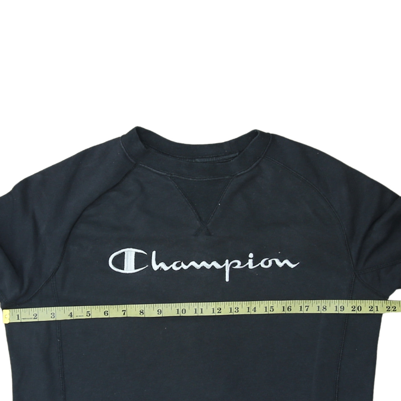 Mens UK Size S Champion Black Pullover Sweatshirt