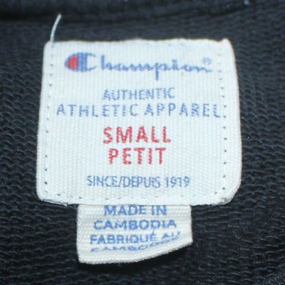Mens UK Size S Champion Black Pullover Sweatshirt
