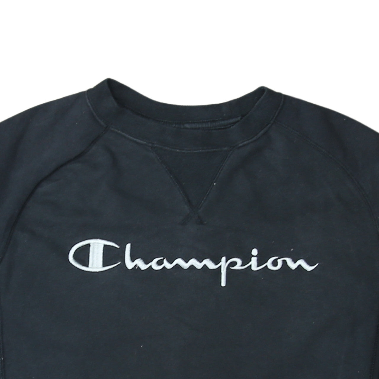 Mens UK Size S Champion Black Pullover Sweatshirt