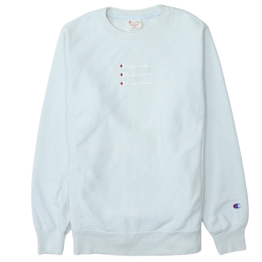 Mens UK Size S Champion White Pullover Sweatshirt
