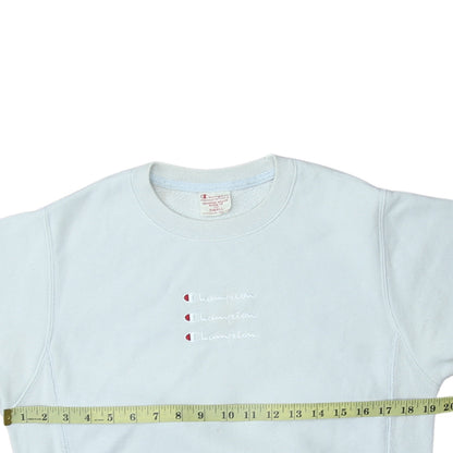 Mens UK Size S Champion White Pullover Sweatshirt
