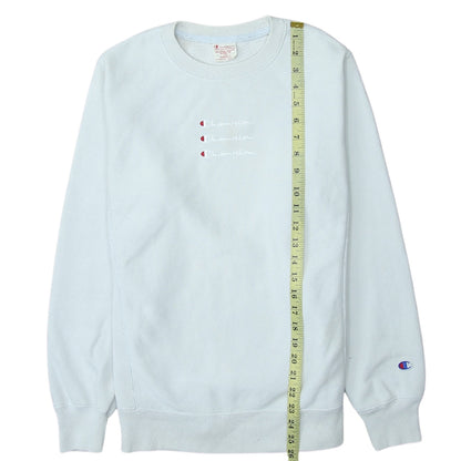 Mens UK Size S Champion White Pullover Sweatshirt