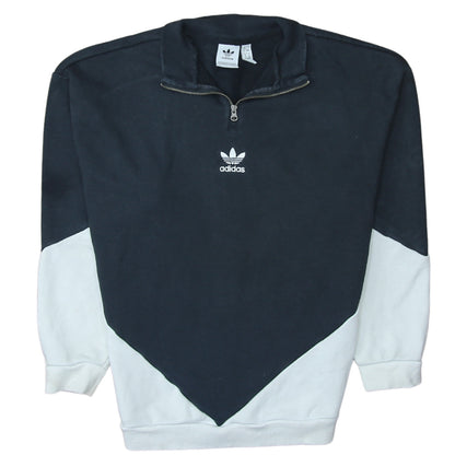 Womens UK Size 8 adidas Black Pullover Sweatshirt