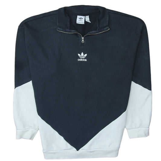 Womens UK Size 8 adidas Black Pullover Sweatshirt