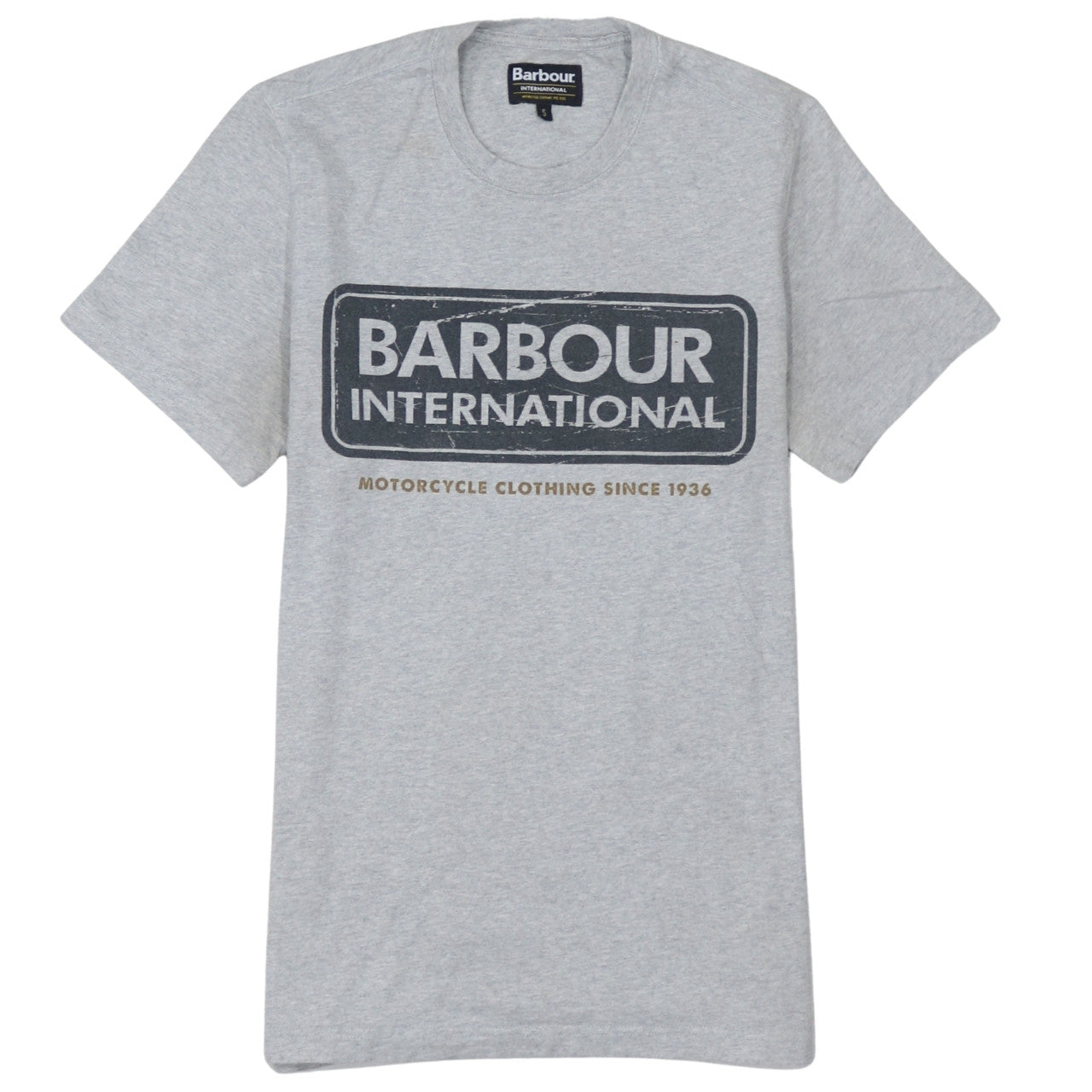 Womens UK Size S Barbour Grey Basic T-Shirt