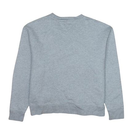 Womens UK Size S Tommy Jeans Grey Pullover Sweatshirt