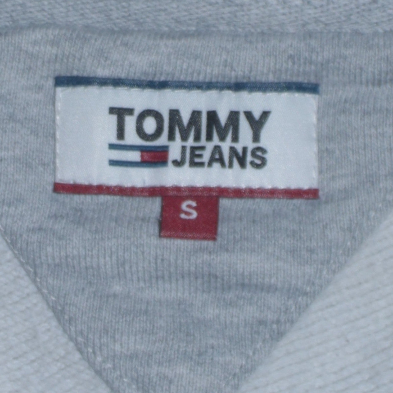 Womens UK Size S Tommy Jeans Grey Pullover Sweatshirt
