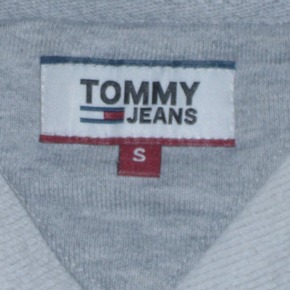 Womens UK Size S Tommy Jeans Grey Pullover Sweatshirt