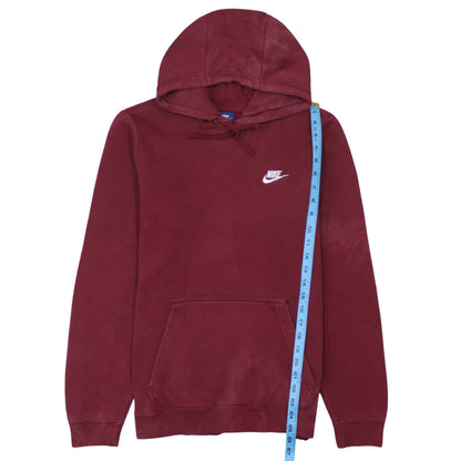 Mens UK Size S Nike Red Pullover Hoodie