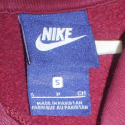 Mens UK Size S Nike Red Pullover Hoodie