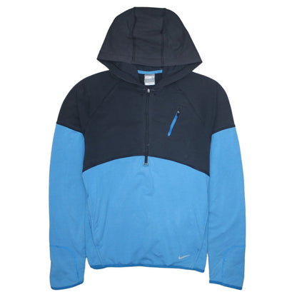 Mens UK Size M Nike Blue Pullover Hoodie