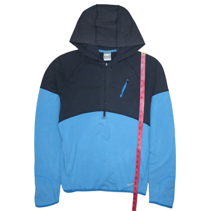Mens UK Size M Nike Blue Pullover Hoodie