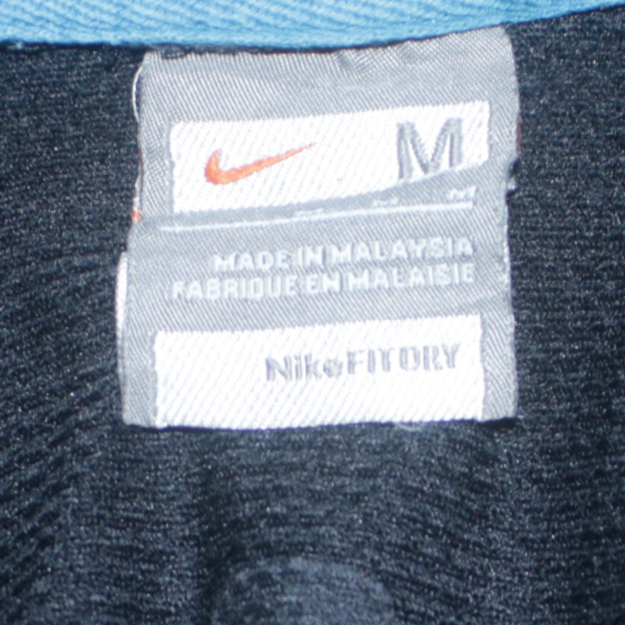 Mens UK Size M Nike Blue Pullover Hoodie