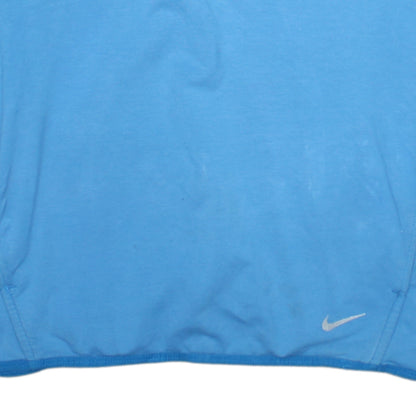 Mens UK Size M Nike Blue Pullover Hoodie