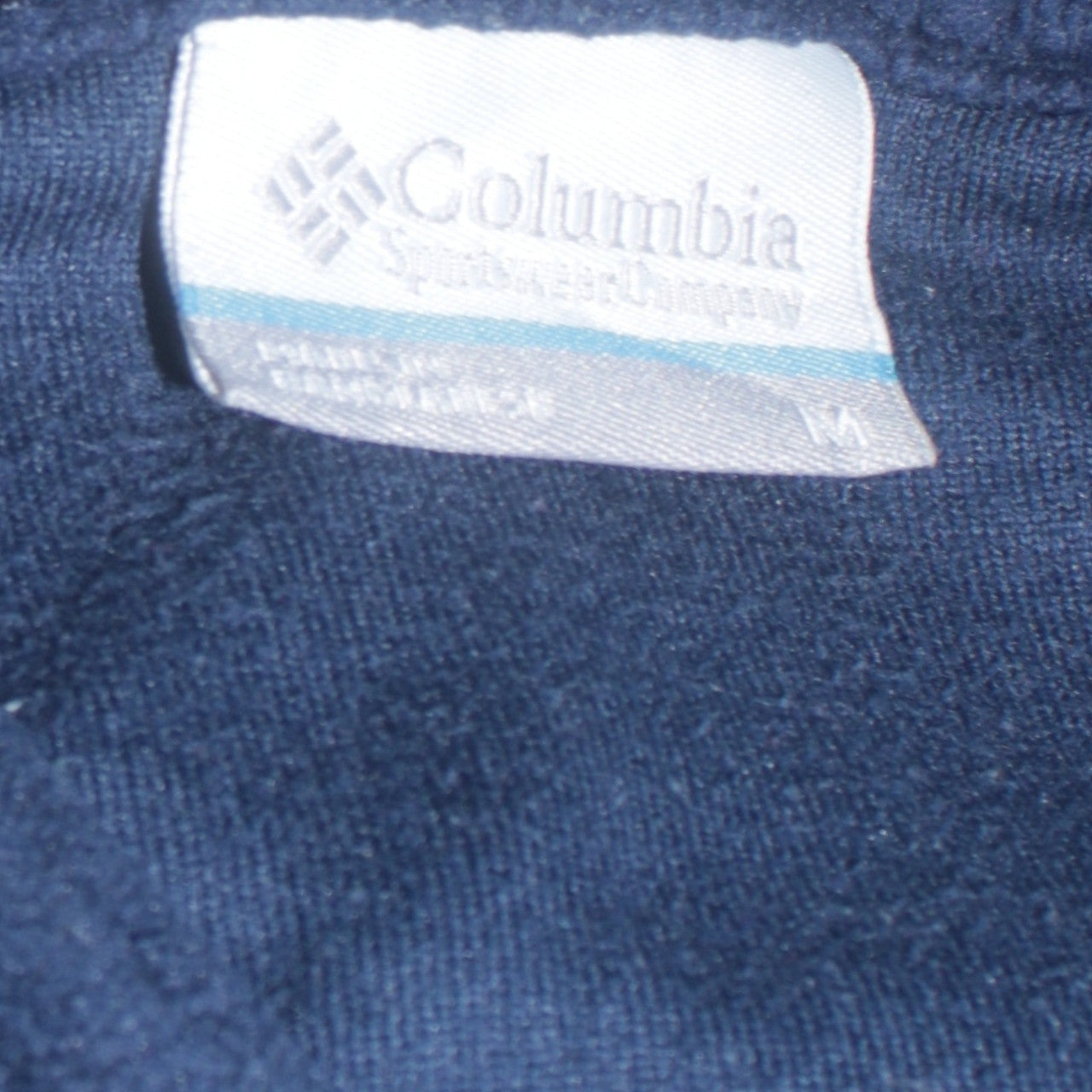 Mens UK Size M Columbia Blue Pullover Sweatshirt