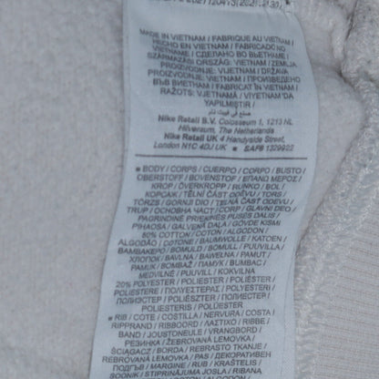 Mens UK Size M Nike White Pullover Sweatshirt