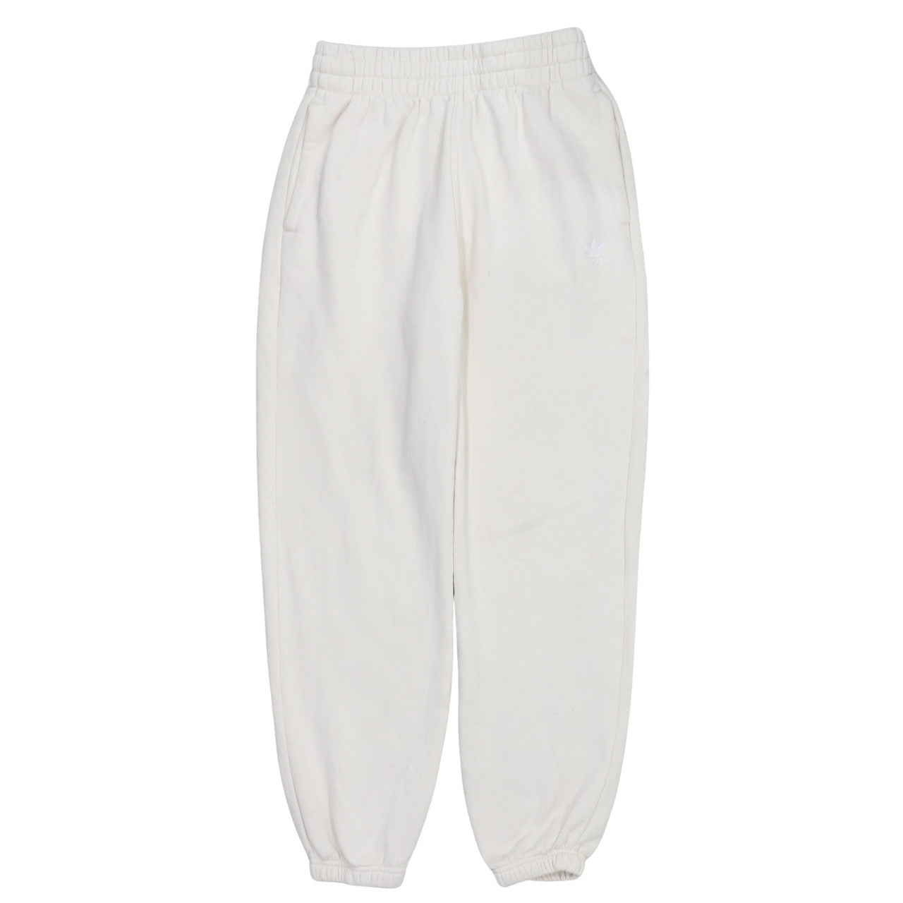 Womens UK Size 10 adidas Regular Fit Sweatpants White Trousers