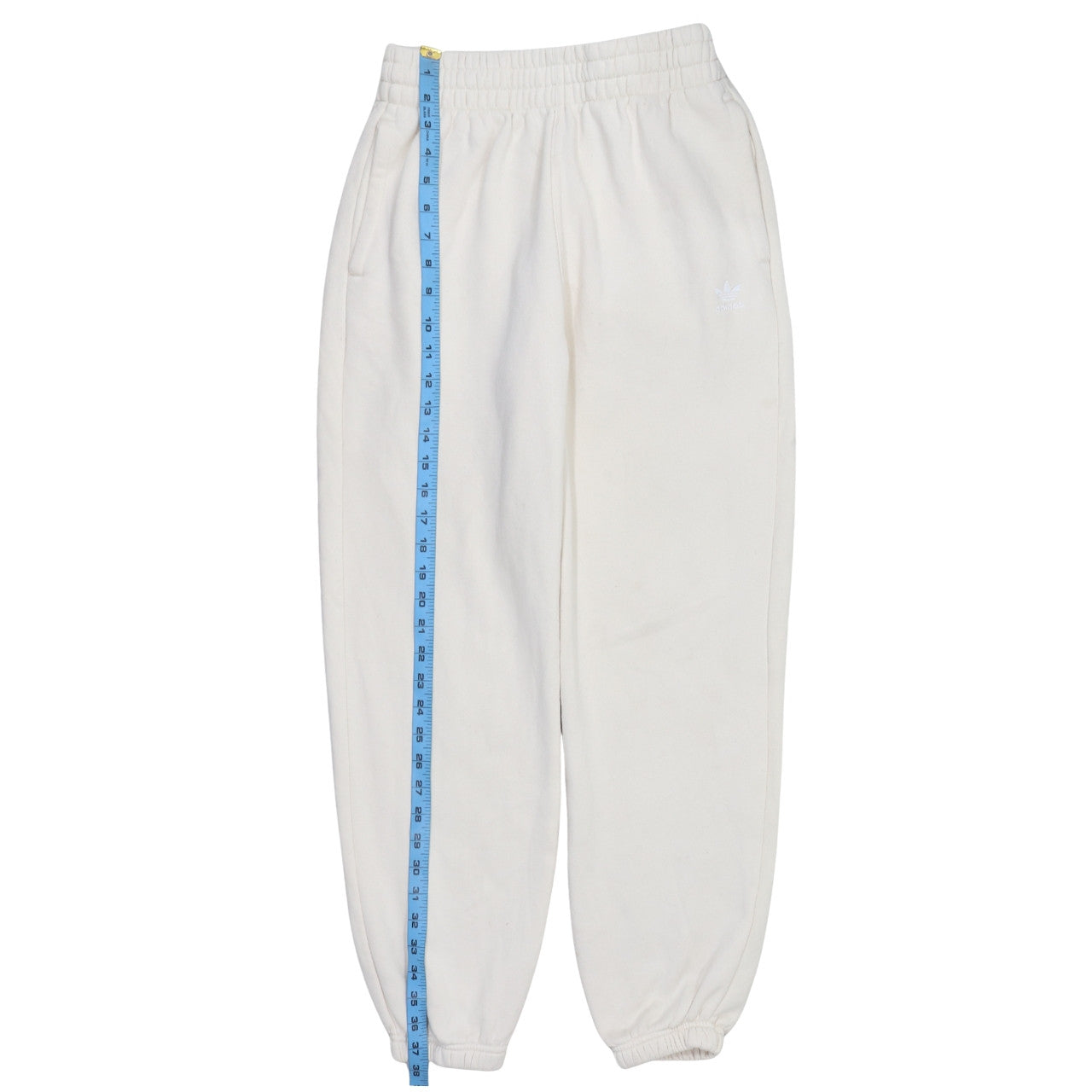 Womens UK Size 10 adidas Regular Fit Sweatpants White Trousers
