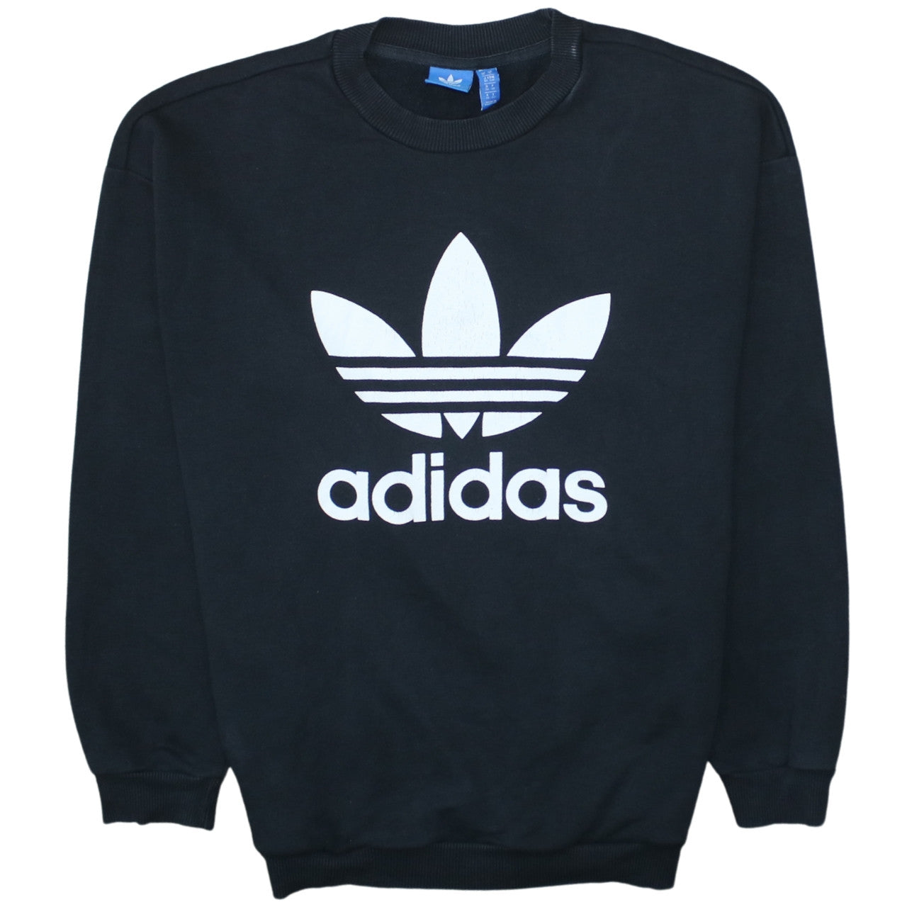 Womens UK Size 10 adidas Black Pullover Sweatshirt
