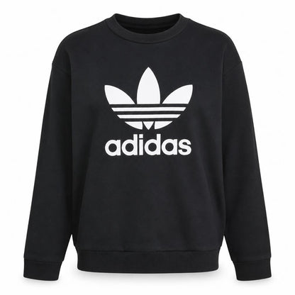 Womens UK Size 10 adidas Black Pullover Sweatshirt