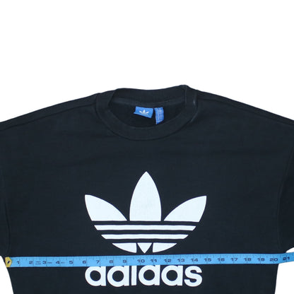 Womens UK Size 10 adidas Black Pullover Sweatshirt