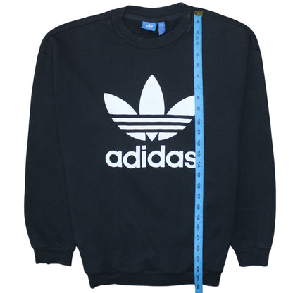 Womens UK Size 10 adidas Black Pullover Sweatshirt