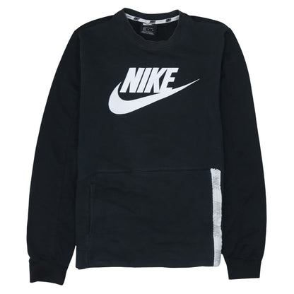 Mens UK Size M Nike Black Pullover Sweatshirt