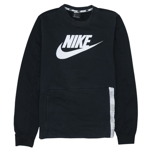 Mens UK Size M Nike Black Pullover Sweatshirt