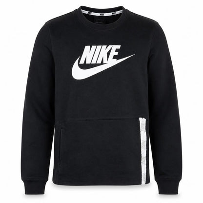 Mens UK Size M Nike Black Pullover Sweatshirt