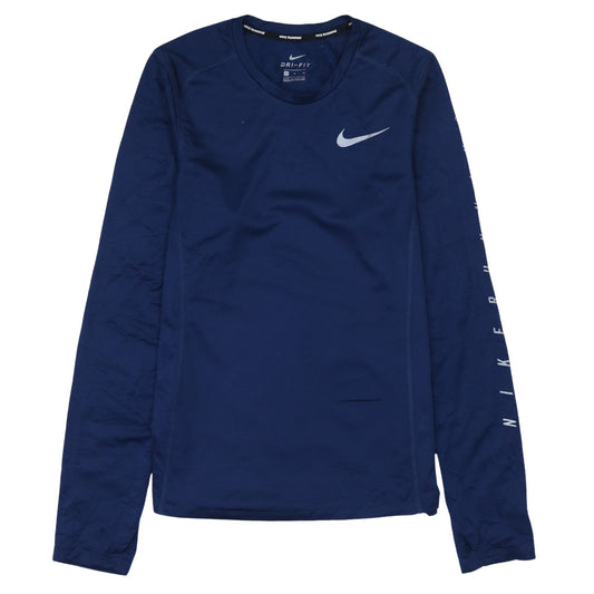 Mens UK Size S Nike Blue Running & JoggingGym & TrainingCrossFit T-Shirt