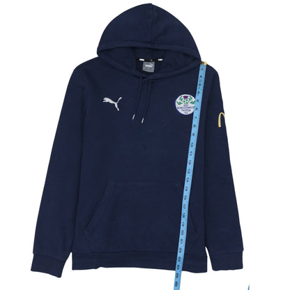 Mens UK Size S PUMA Blue Pullover Hoodie