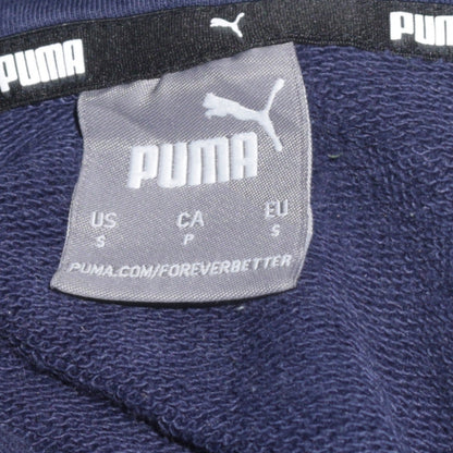Mens UK Size S PUMA Blue Pullover Hoodie