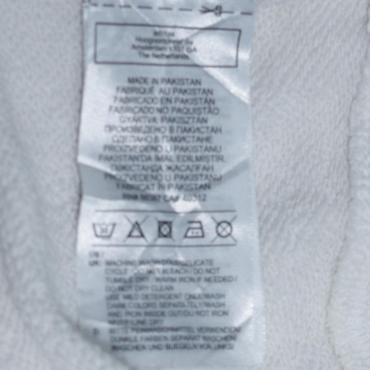 Mens UK Size S adidas White Pullover Sweatshirt