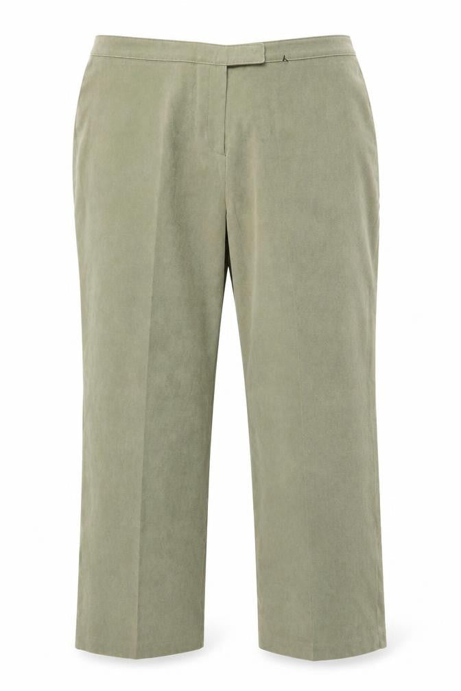 Womens UK Size 18 George Regular Fit Casual Workwear Green Trousers