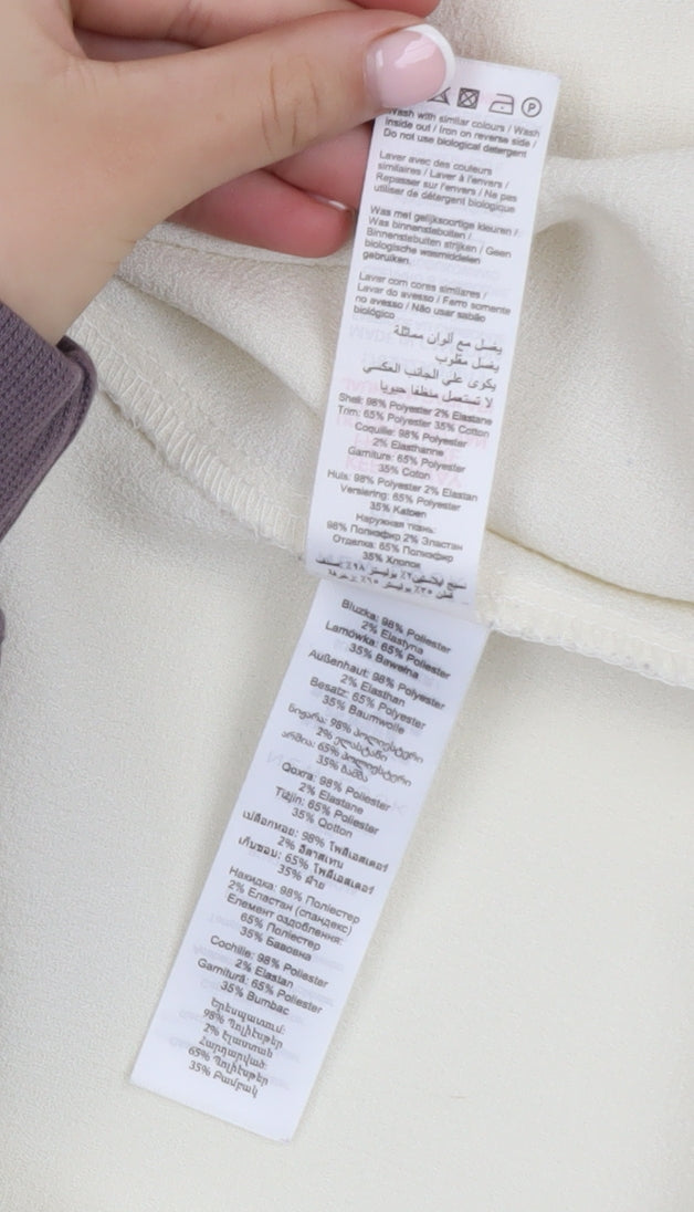 Womens UK Size 14 New Look Ivory Cardigan Jumper