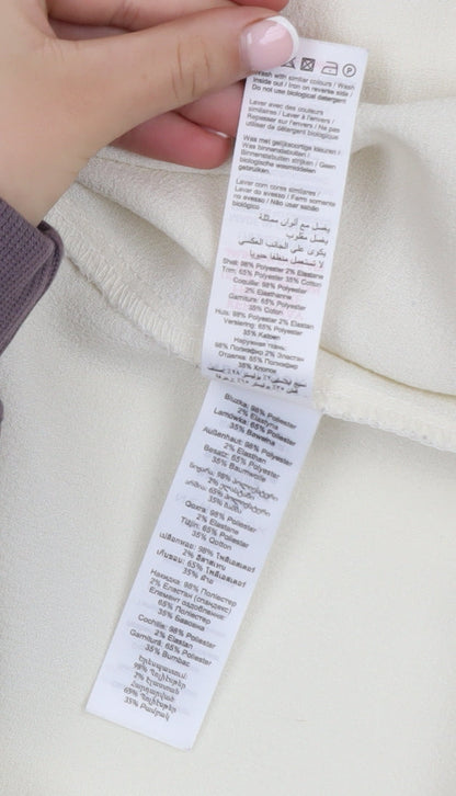 Womens UK Size 14 New Look Ivory Cardigan Jumper