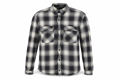 Next Men’s Grey Check Flannel Long Sleeve Button-Up Shirt M