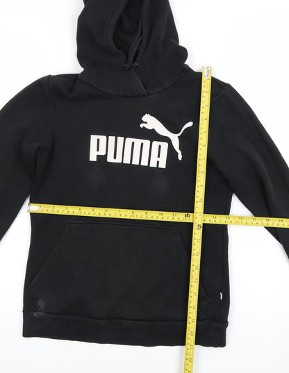 Womens UK Size 8 PUMA Black Pullover Hoodie