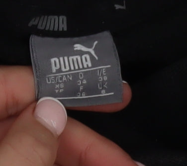 Womens UK Size 8 PUMA Black Pullover Hoodie