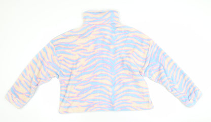 Womens UK Size 12 ASOS Design Multicoloured Pullover Sweatshirt
