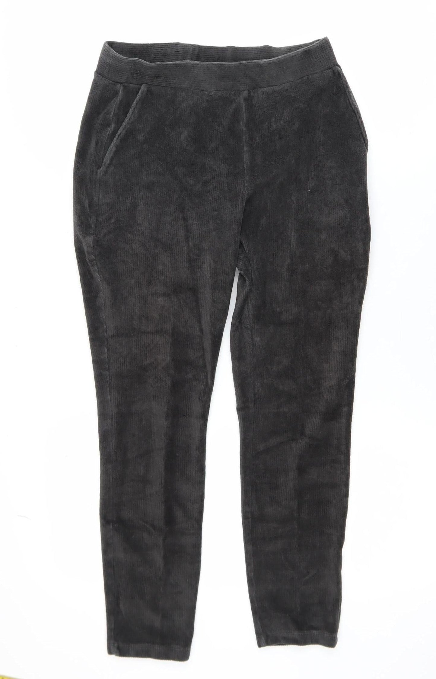 Womens UK Size XS Lands' End  Ankle Black Leggings