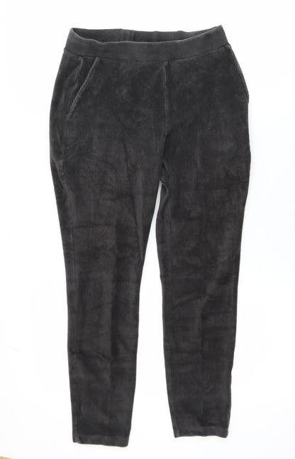 Womens UK Size XS Lands' End  Ankle Black Leggings