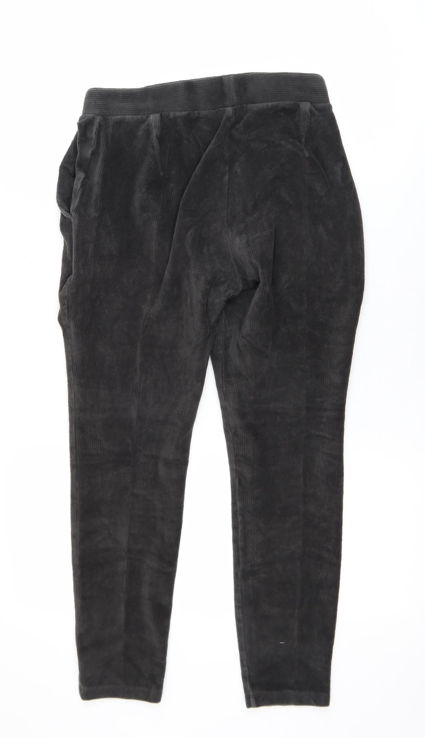 Womens UK Size XS Lands' End  Ankle Black Leggings