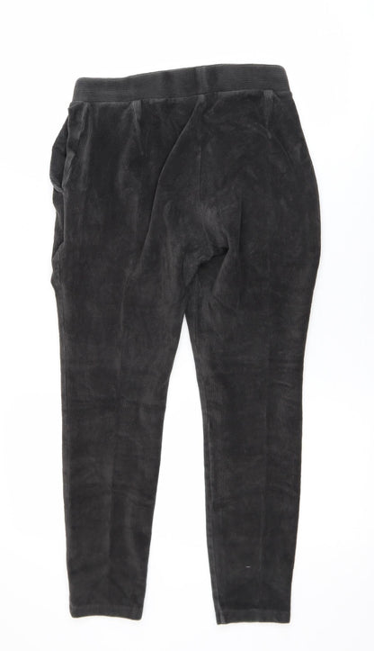 Womens UK Size XS Lands' End  Ankle Black Leggings