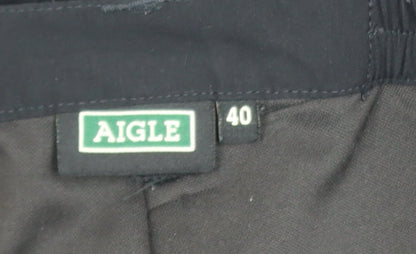 Aigle Men's Black Cargo Trousers Size L Regular Fit Outdoor Pants