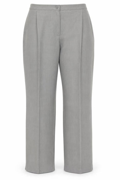 Womens UK Size 12 Sarah Hamilton Regular Fit Business Casual Workwear Grey Trous